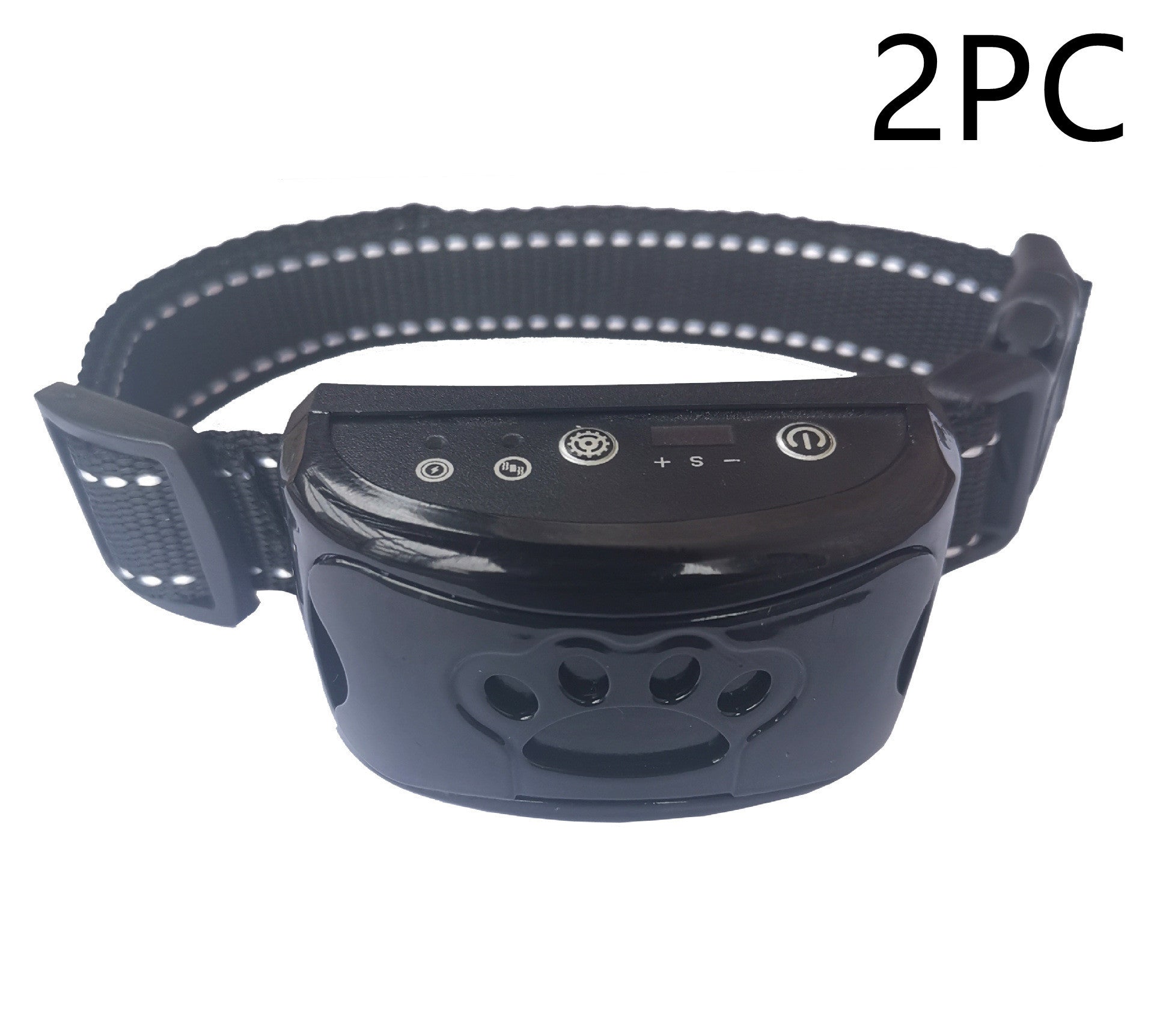 Collier de dressage pour chien, étanche, électrique, télécommande, rechargeable, anti-aboiement, avec son de vibration et de choc